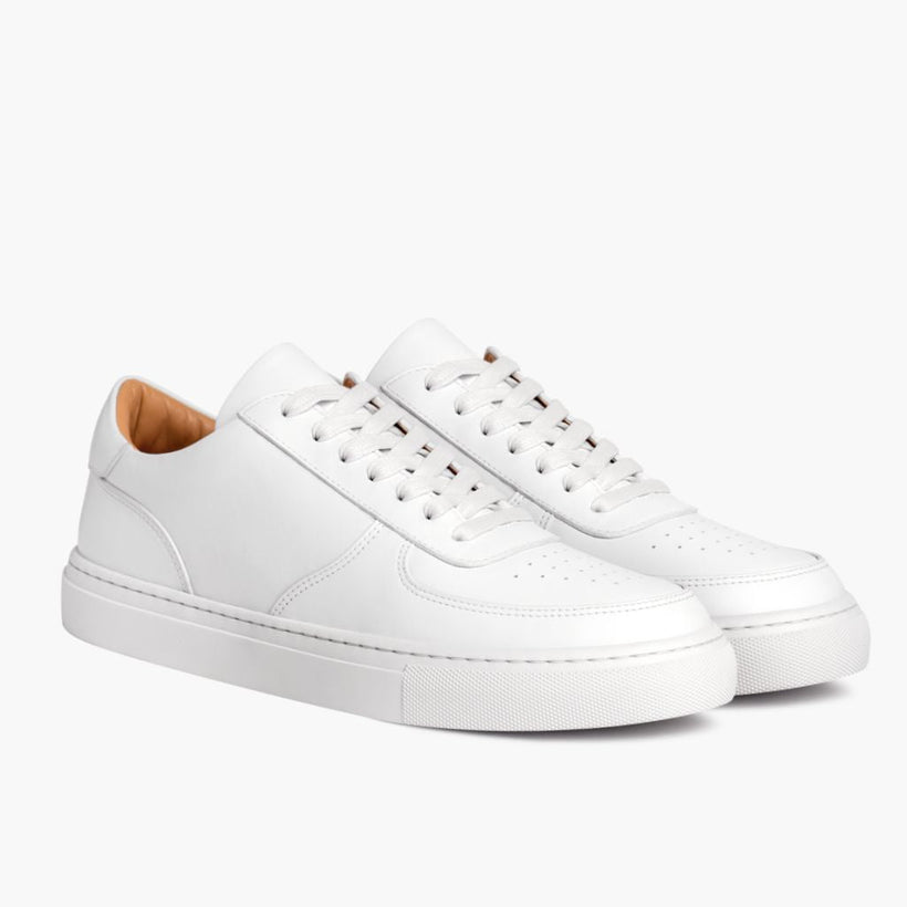 Court White Leather Sneakers