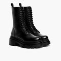 Fatale Black Leather Boots