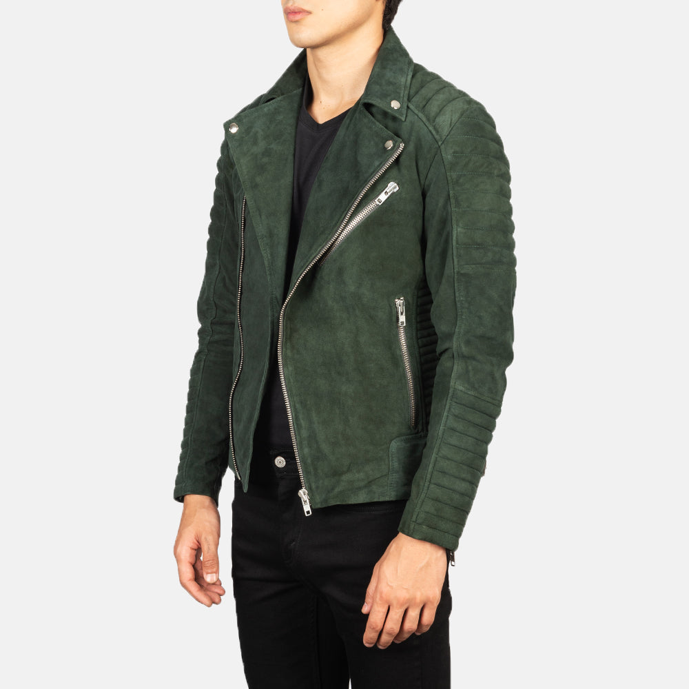 
Armand Green Biker Jacket – alternate product view 2