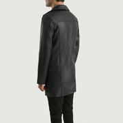 Authentic Cowhide Leather with Semi-aniline Finish Grain Texture &amp; Heavy-Duty Seam Stitching Detail