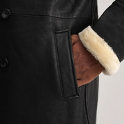 Charles Coat Brown Shearling Coat – alternate product view 6