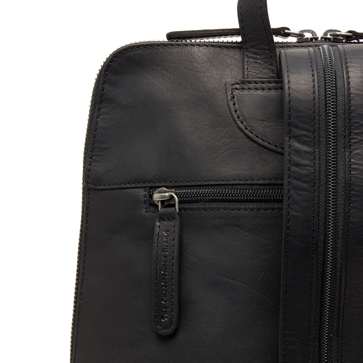 
Interior View Showing Dedicated Padded Laptop Sleeve & Multi-Compartment Organization