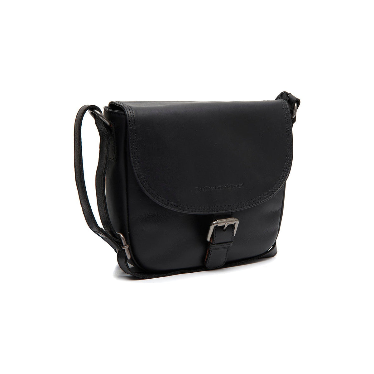 
Lucian Full-Grain Leather Crossbody Bag in Classic 100% Full-Grain Leather - Full Exterior Front Profile View | Buy Online