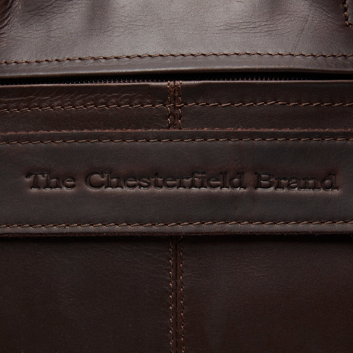 
Brown Leather Laptop Bag Ryan, detail view 4