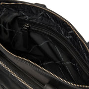 
Classic 100% Full-Grain leather Bag - Rear Perspective Showing Reinforced Leather Straps & Stitching