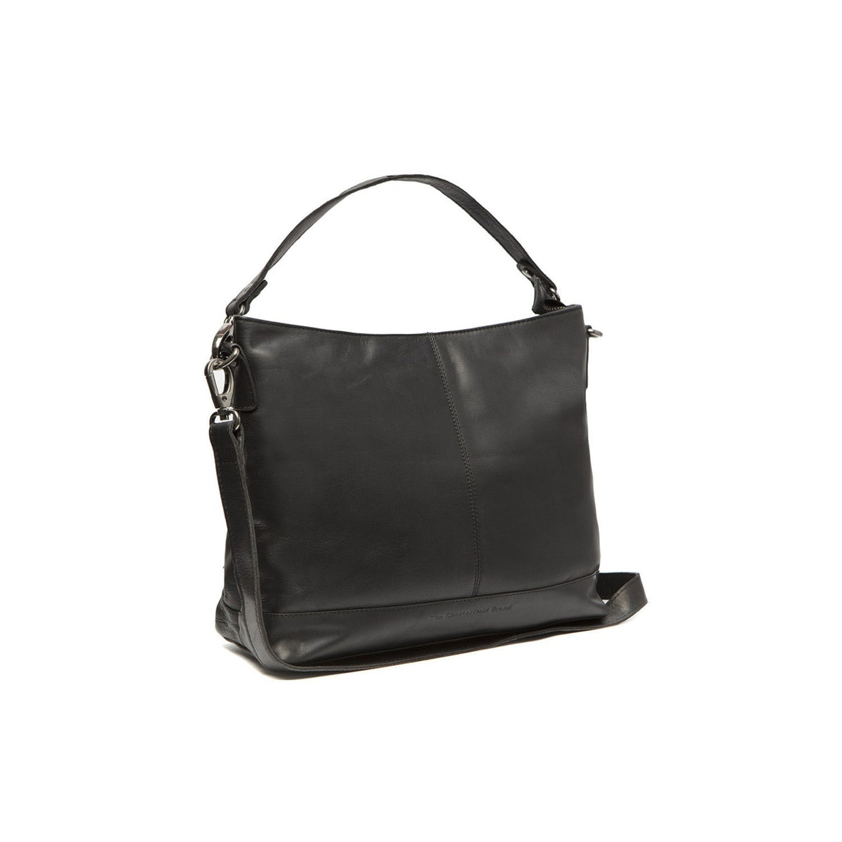 
Amelia Full-Grain Leather Shoulder Bag in Classic 100% Full-Grain Leather - Full Exterior Front Profile View | Buy Online