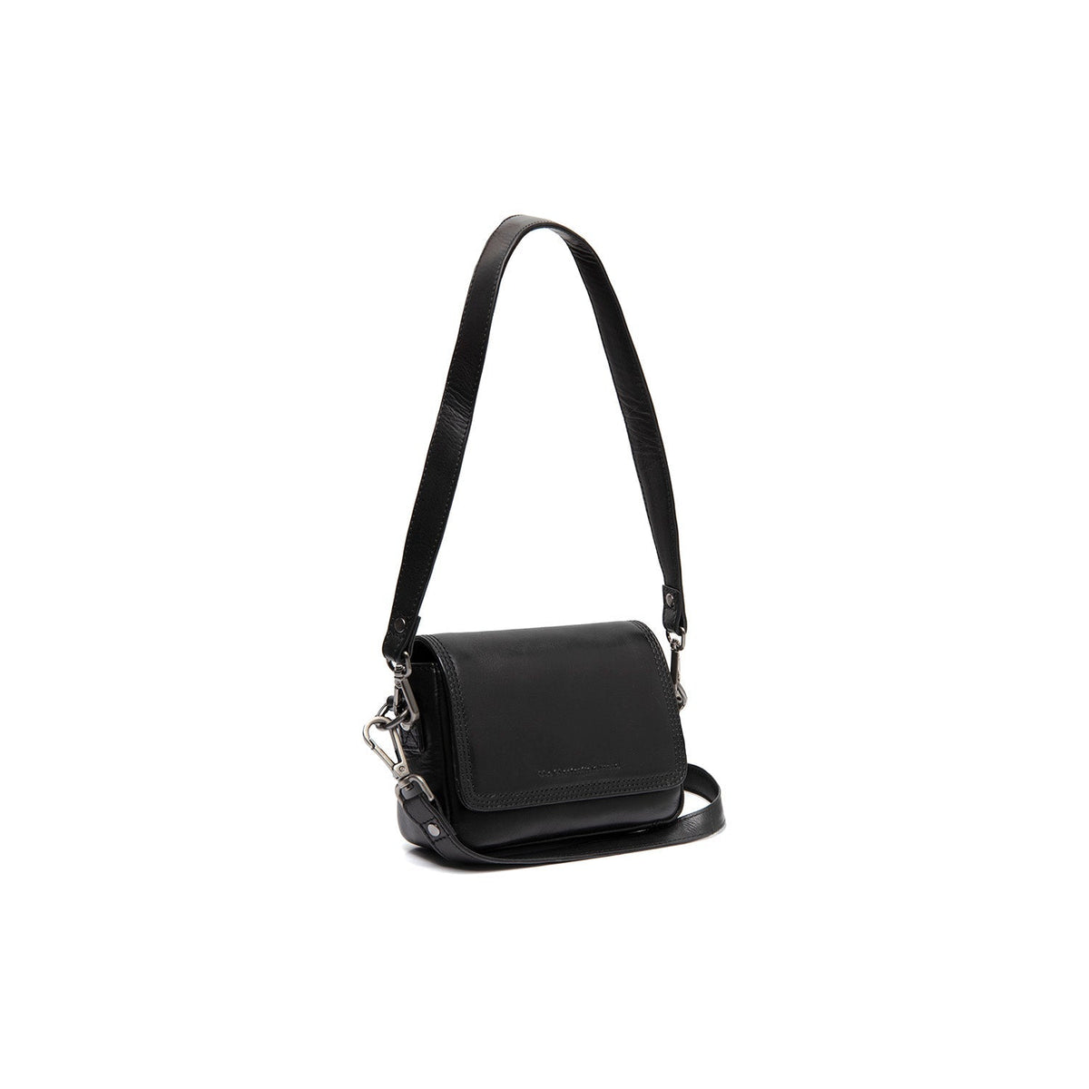 Marcella Full-Grain Leather Shoulder Bag in Classic 100% Full-Grain Leather - Full Exterior Front Profile View | Buy Online