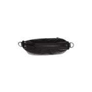 Solid Antique Brass Hardware &amp; Heavy-Duty Dual Zipper Detail on Marle Full-Grain Leather Shoulder Bag