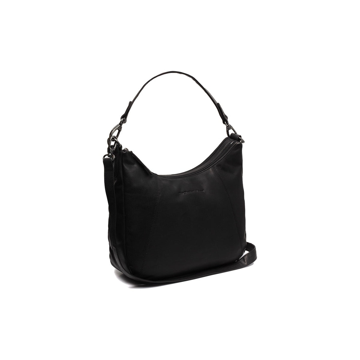 Marle Full-Grain Leather Shoulder Bag in Classic 100% Full-Grain Leather - Full Exterior Front Profile View | Buy Online