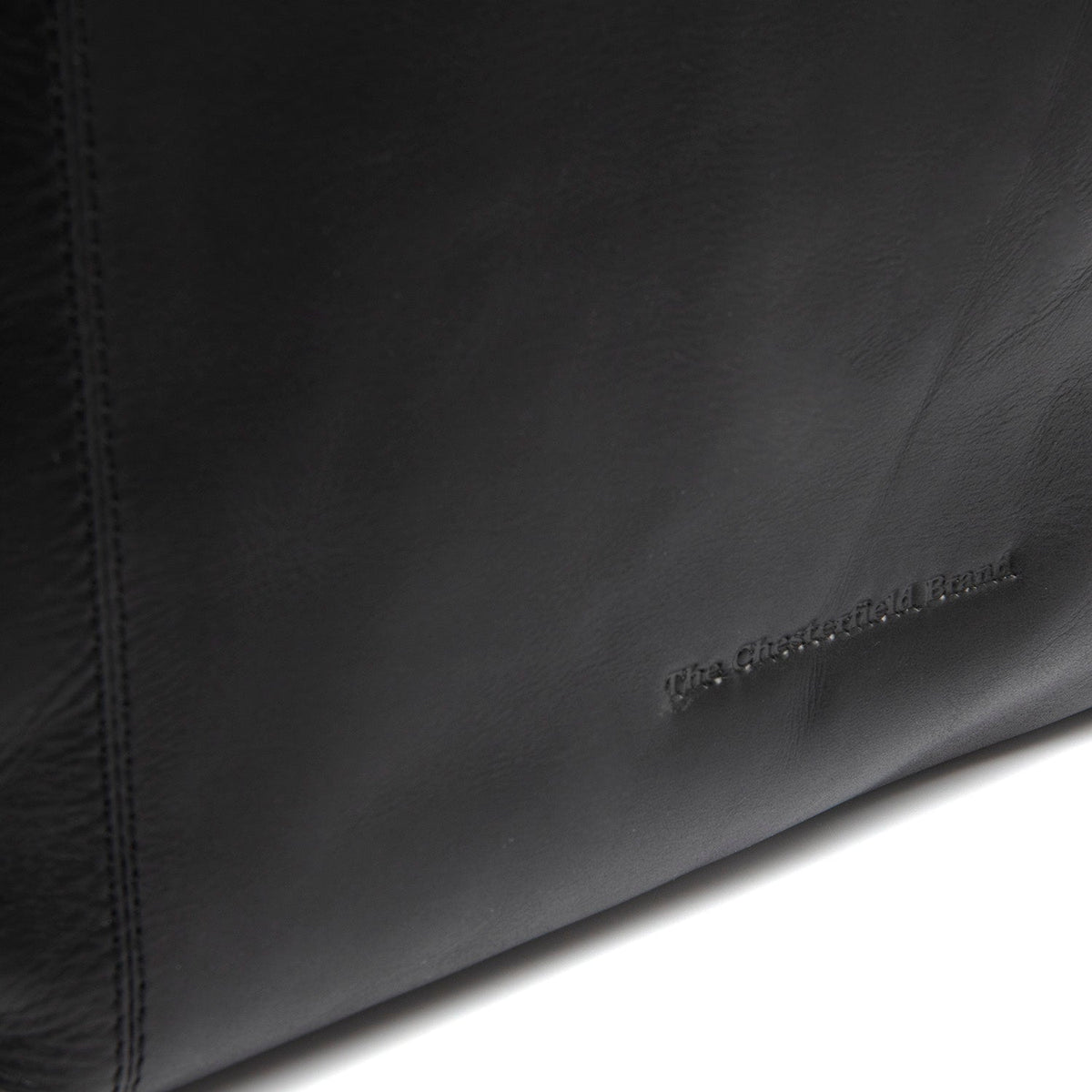 
Classic 100% Full-Grain leather Bag - Rear Perspective Showing Reinforced Leather Straps & Stitching