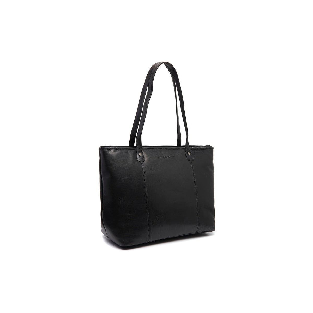 Ferrera Full-Grain Leather Tote Bag in Classic 100% Full-Grain Leather - Full Exterior Front Profile View | Buy Online
