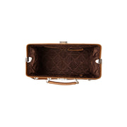 
Solid Antique Brass Hardware & Heavy-Duty Dual Zipper Detail on Texel Full-Grain Leather Weekender Bag