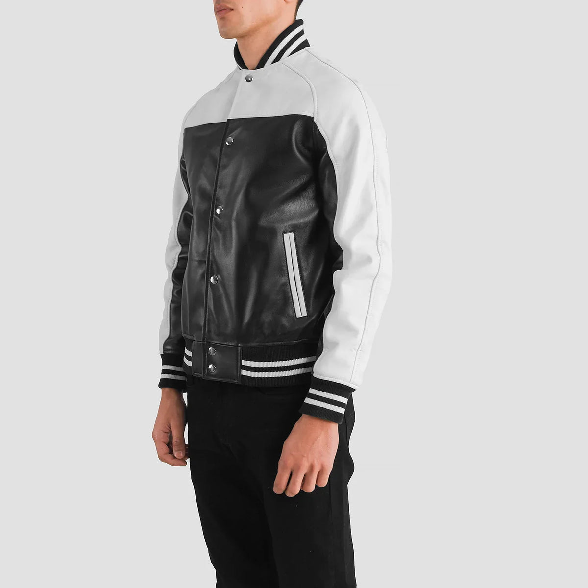 
Terrance Black Varsity Jacket – alternate product view 2