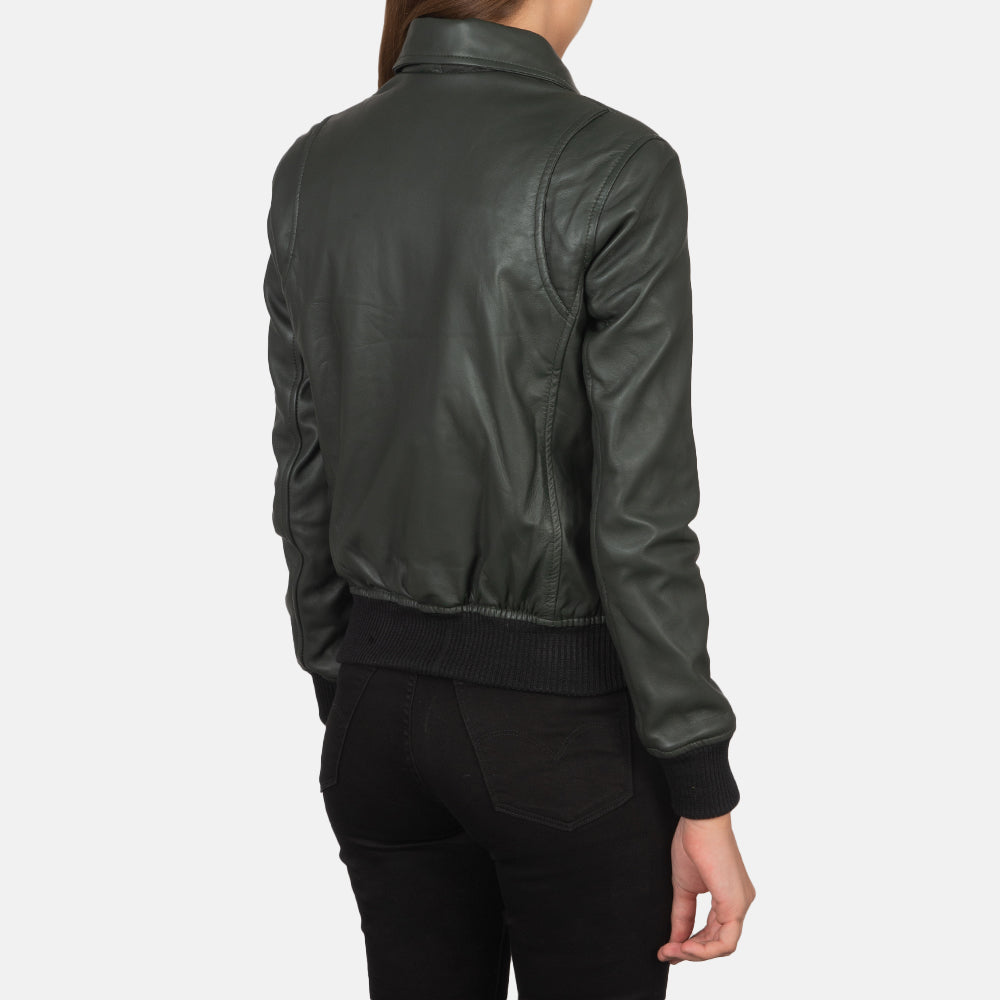 Westa A-2 Leather Bomber Jacket – alternate product view 5